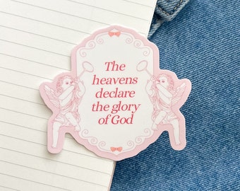 Glory of God Sticker | Christian Sticker | Faith Sticker | Bible Verse Sticker | Bible Sticker | Jesus | God | Trendy | Aesthetic Sticker