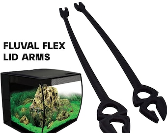 Fluval Flex Lid Arms for Lid Holding, Maintenance Your Aquarium with Ease with Lid Up, Easy to Install, Fast Shipping from Canada. Pack of 2
