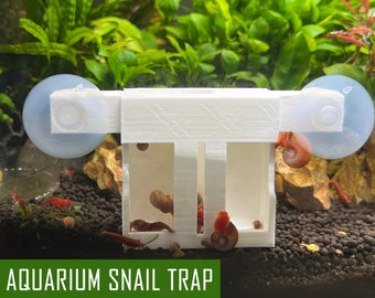 Snail Trap for Aquarium, Pest Snails Catcher Overnight, Leave Trap in Your Tank with Foods To Attract Snail, Easy to Use and Effective