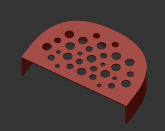 Protector de gambas para evitar peces depredadores. Archivo STL para impresión 3D. Descarga digital. Sin producto físico.