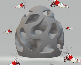 Garnelenhöhle für Garnelenversteck, Tierheim und Zucht, schnelle Lieferung Höhle STL-Datei für 3D-Druck Digital Download, kein physisches Produkt