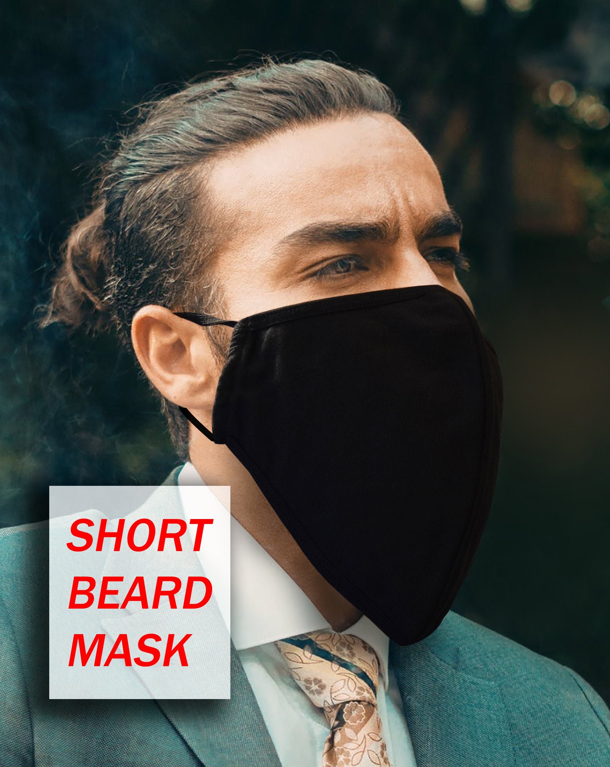 Short Beard Mask for Men with Beard Mask for Men with Beard Etsy