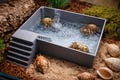 Large Hermit Crab Bubbler Pool. Spacious Room For Cabbies. Built In Ramp For Easy Climbing. Sturdy & Durable. Fast Delivery From Canada. product logo