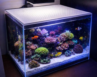 Nano Reef Tank Custom Lid – Full-Service Design & 3D Printing. Unique Designed Lids Perfect Fit For Fish Tank. Customized Just For You.