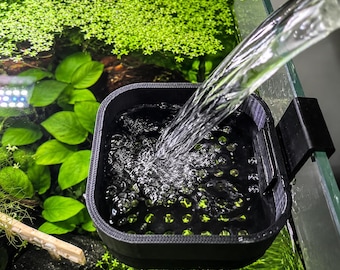 Aquarium Stable Water Change Diffuser. Water Change Flow Reducer For Fish Tank. Stress-Free For  Fishes and Shrimp. For Rim & Rimless Tank.