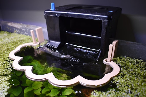 Aquarium Floating Plant Blocker. Aquarium Filter Corral. HOB System Protector. Aquarium Fish Tank Decor. One Size Fit All. Keep Plant Tidy.