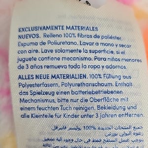 Build-a-Bear 2022 Floral Plush Bunny Original BAB Bunny Peeps Pajamas 16" image 11