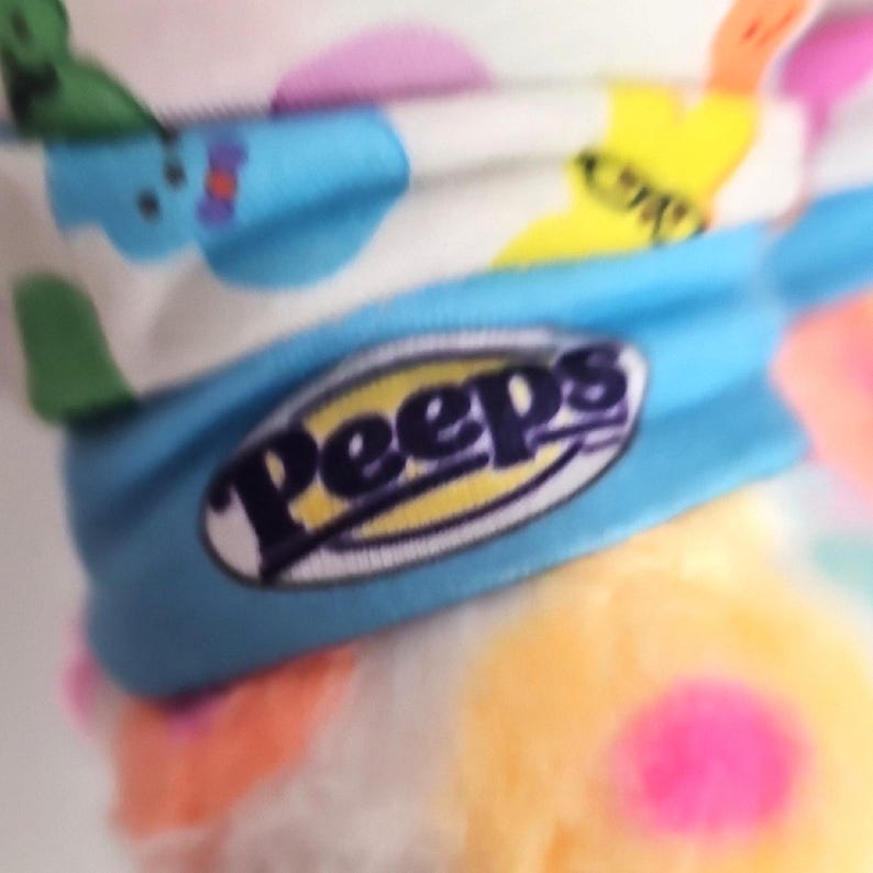 Build-a-Bear 2022 Floral Plush Bunny Original BAB Bunny Peeps Pajamas 16" image 5