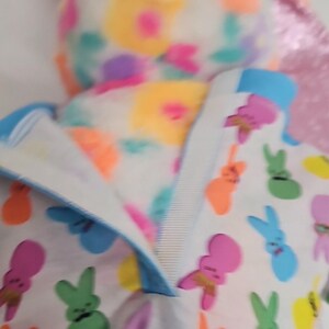 Build-a-Bear 2022 Floral Plush Bunny Original BAB Bunny Peeps Pajamas 16" image 7