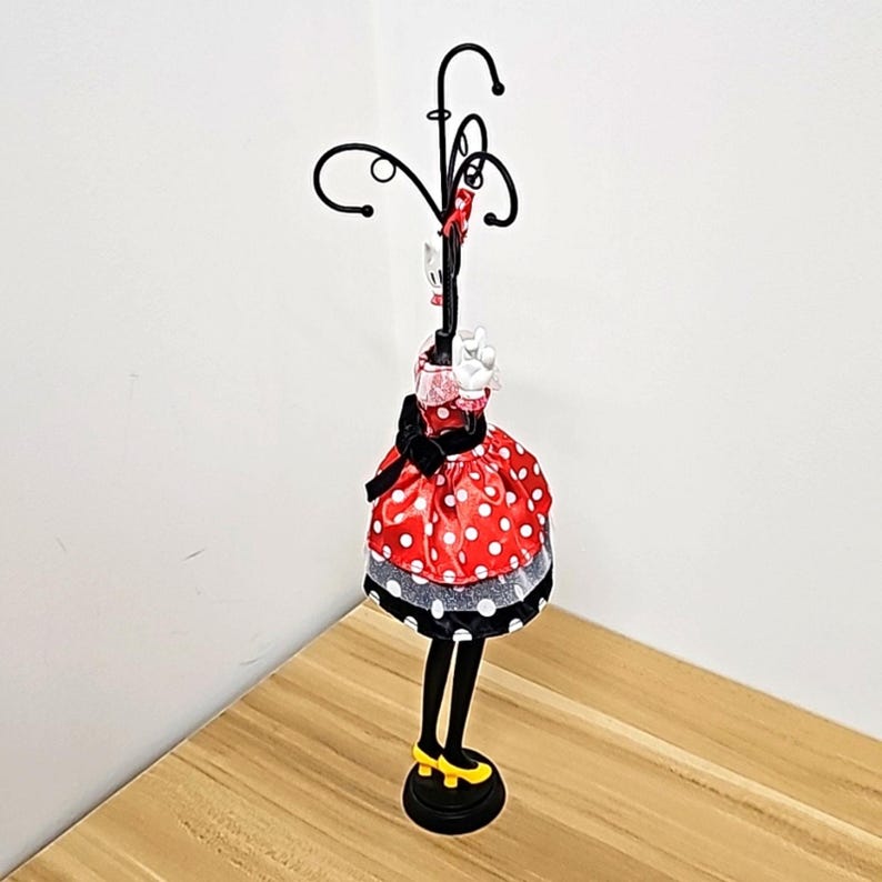 Authentic Disney Shanghai Disney Resort Minnie Mouse Jewelry Hanger 14.5" image 11