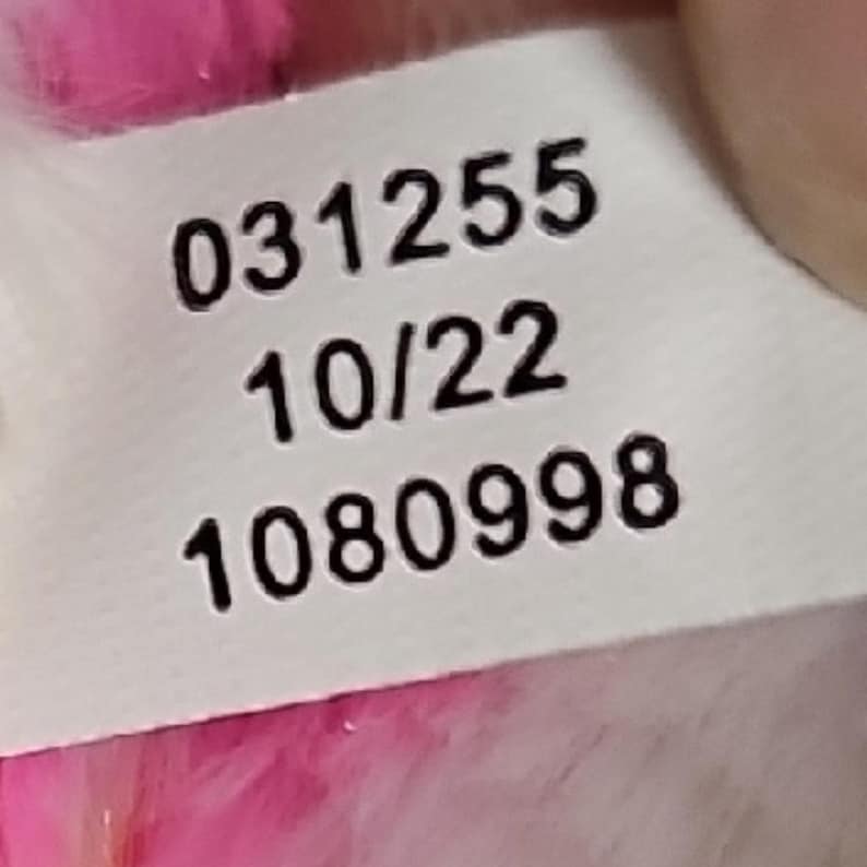 Build-a-Bear 2022 Floral Plush Bunny Original BAB Bunny Peeps Pajamas 16" image 12