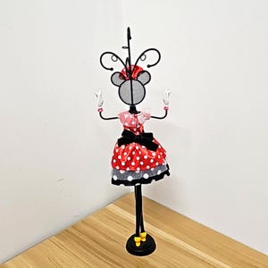 Authentic Disney Shanghai Disney Resort Minnie Mouse Jewelry Hanger 14.5" image 2