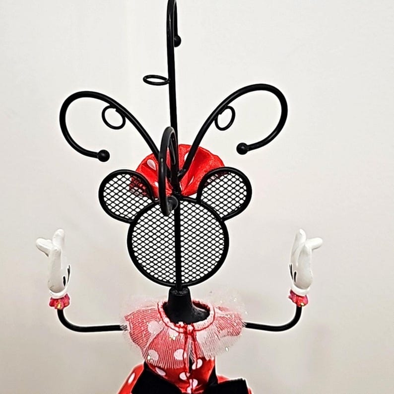 Authentic Disney Shanghai Disney Resort Minnie Mouse Jewelry Hanger 14.5" image 9