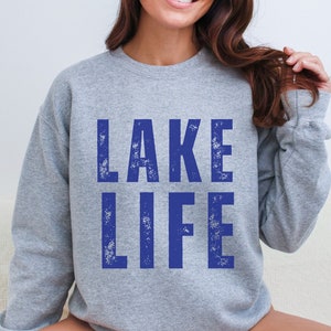 Leben auf dem See Sweatshirt See Hoodie Geschenk für Camping-Liebhaber Lake Babe Sweatshirt See Shirt Bootfahren Sweatshirt für Boot Tag Sweatshirt für See