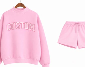 Mockneck Set Custom Matching Mockneck Set, Custom Team Name Mockneck, Custom Logo Mockneck for Sport Team Mocknecks Bulk Order Matching Set