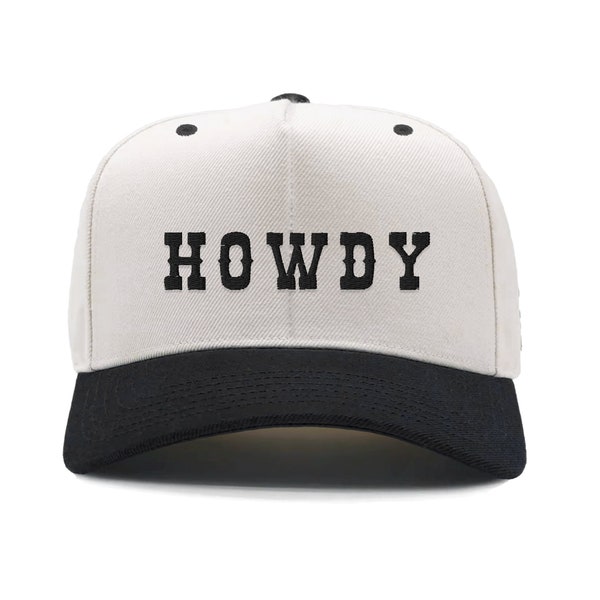 Funny Cowboy Trucker Hat - Embroidered Mesh Snapback, Adjustable, Unisex (Grey/Black)