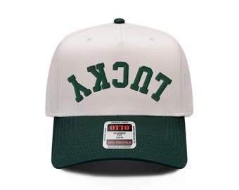 Lucky Hat for St. Patrick’s Day Hat Embroidered  St. Patrick's Day Gift Unisex Hat for St. Pattys Day Luck Hat Upside Down Hat Green Hat