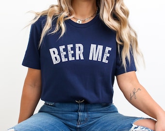 Vintage "Beer Me" T-Shirt: Tailgating & Game Day Tee
