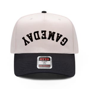 Game Day Hat Upside Down Two Tone Hat for Game Day Football Snapback Gift for Football Fan Trucker Hat for Football Tailgate Hat Unisex Hat