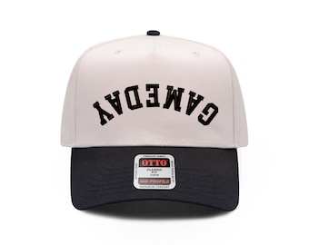 Gorra para el día del partido, gorra bicolor al revés para el día del partido de fútbol americano, gorra snapback, regalo para el aficionado al fútbol americano, gorra trucker para el partido de fútbol americano, gorra unisex