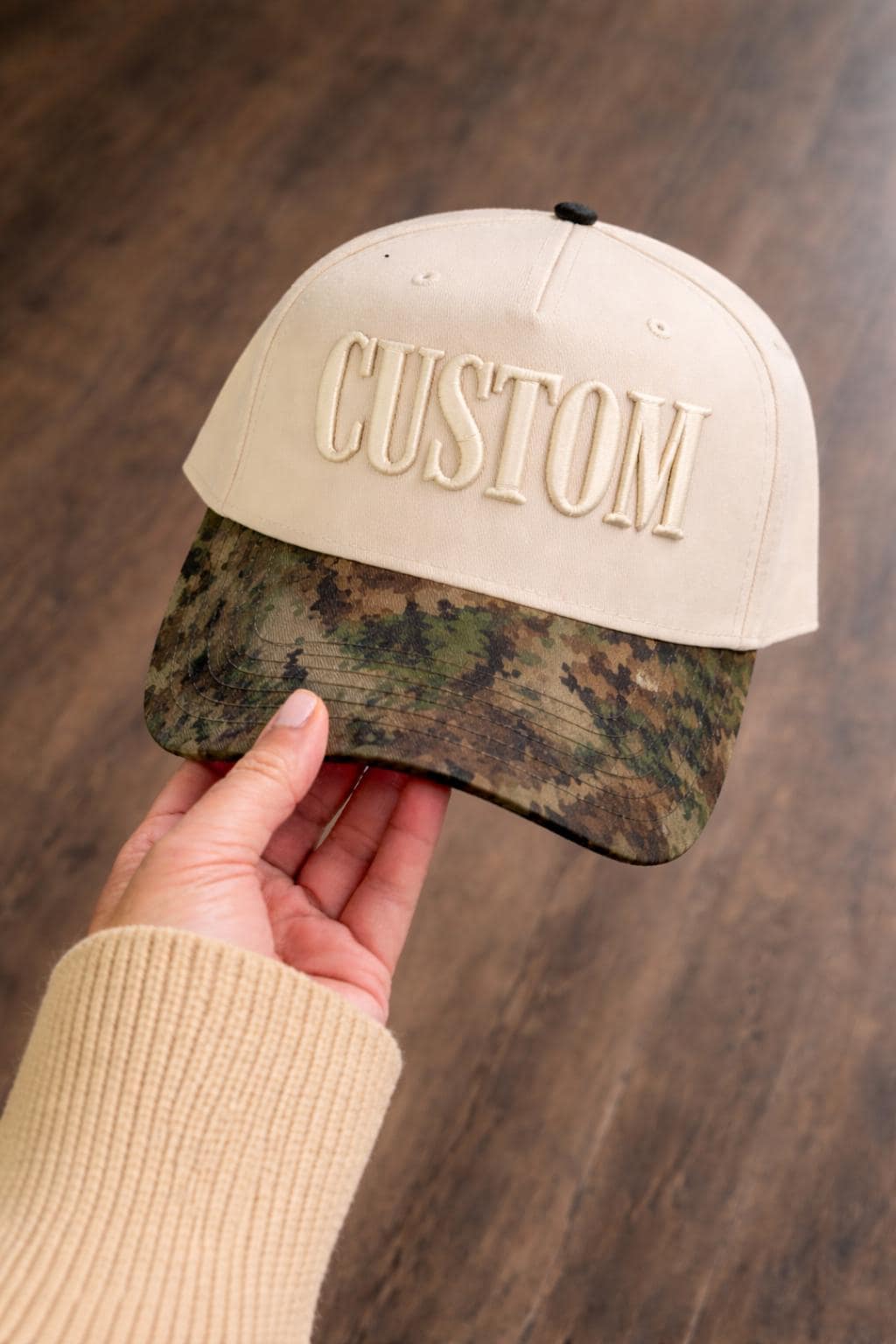 Camo Cowboy Hat Trucker Hat - Etsy display picture 2