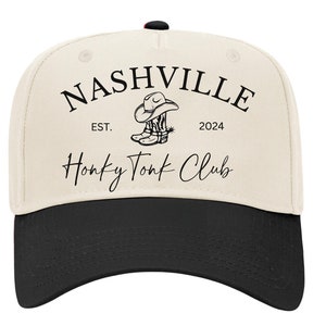 Bachelorette Party Hat Nashville Hat Two Tone Trucker Custom Hat for Bachelorette Party Custom Birthday Trip Hat Vacation Custom Wedding Hat