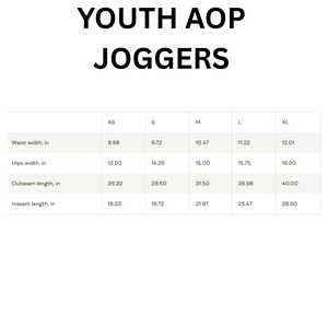 Custom All Over Print Men's Joggers: Personalized AOP Sweatpants, Youth Joggers All Over Print image 5