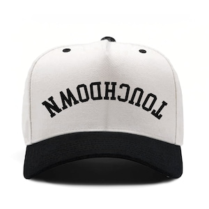 Touchdown Hat: Upside Down Football Fan Snapback