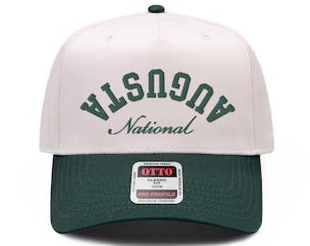 Augusta Hat Golf Hat for Tournament Fan Hat Gift for Golfer Hat Augusta Embroidered Golf Hat for Master Hat for Golf Party Outfit for Golfer