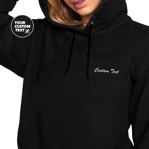 Buy Embroidered Sweatshirt Monogram Custom Embroidered Name Hoodie  