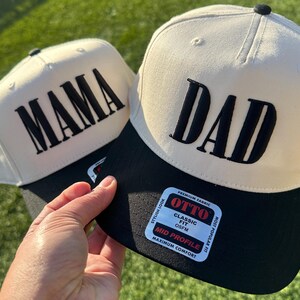 Boné "Mamãe": Boné Trucker Vintage Bicolor - Presente para a Mamãe imagem 2