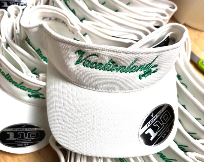Custom Visor Embroidered Visor for Golfer Personalized  Visor for Tennis Lover Custom Hat Make Your Own Visor Custom Country Club Visor Gift