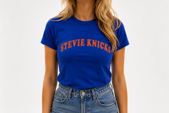 Stevie Knicks Taylor Basketball Shirt, New York Basketball Tee, Retro Rock Music T-Shirt, NY Fan Gift, Royal Blue Unisex, Finals Shirt