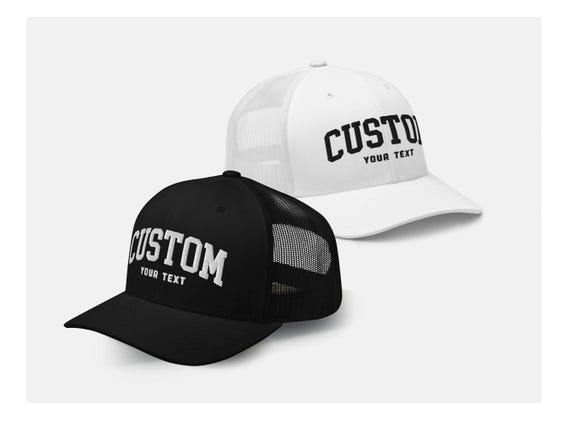 Custom Trucker Hat Embroidered Retro Trucker Hat for Him Personalized Trucker Hat for Bachelor Party   Hat Bachelorette Party Custom Hat