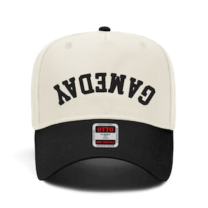 Gameday Hat Upside Down Two Tone Hat for Game Day Gift for Football Lover Hat for Basketball Lover Hat for Tailgate Hat Gift for Sport Fan