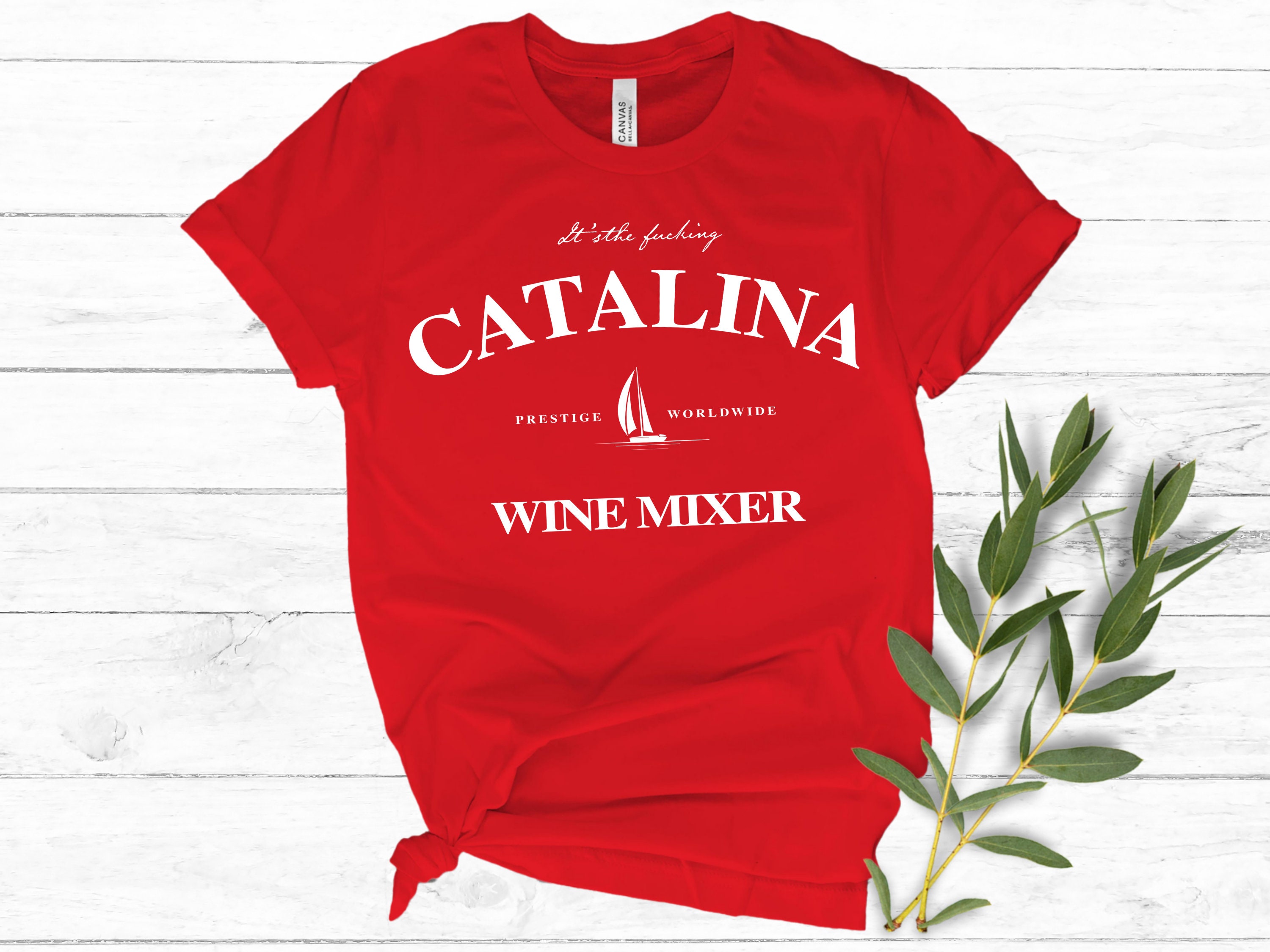 Step Brothers Catalina Wine Mixer T-Shirt Heather Red Men's Graphic Tee SBR68-STP05HR
