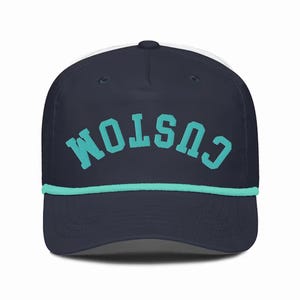 Custom Rope Hat for Golf Lover Hat Embroidered Golf Hat Snapback for Golfer Hat for Golf Hat Gift for Golfer Unisex Rope Hat Upside Down