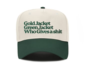 Golf Hat Funny Shooter McGavin Hat Gold Jacket Green Jacket Hat Gift for Golfer Hat Augusta Hat Embroidered Golf Hat Golf Movie Fan Gift