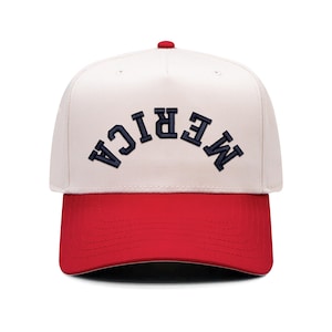 Amerika Hut Upside Down Hut 250-jähriges Jubiläum Patriotischer Hut 4. Juli Fernlastfahrer-Hut für Sommer-Weinlese Merica Fernlastfahrer-Hut Unisex Rodeo-Hut
