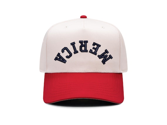 America Hat Upside Down Hat 250th Anniversary Patriotic Hat 4th of July Trucker Hat for Summer Vintage Merica Trucker Hat Unisex Rodeo Hat