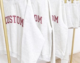 Mockneck Bulk Order Custom Sorority Mockneck Sweatshirt, Custom Team Name Mockneck, Custom Logo Mockneck for Sport Team Mocknecks Bulk Order