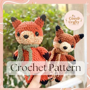 Finn The Fox LOW SEW Crochet Pattern