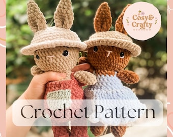 Bonnie the Bunny low sew crochet pattern