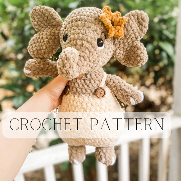 Eloise the Elephant Crochet Pattern