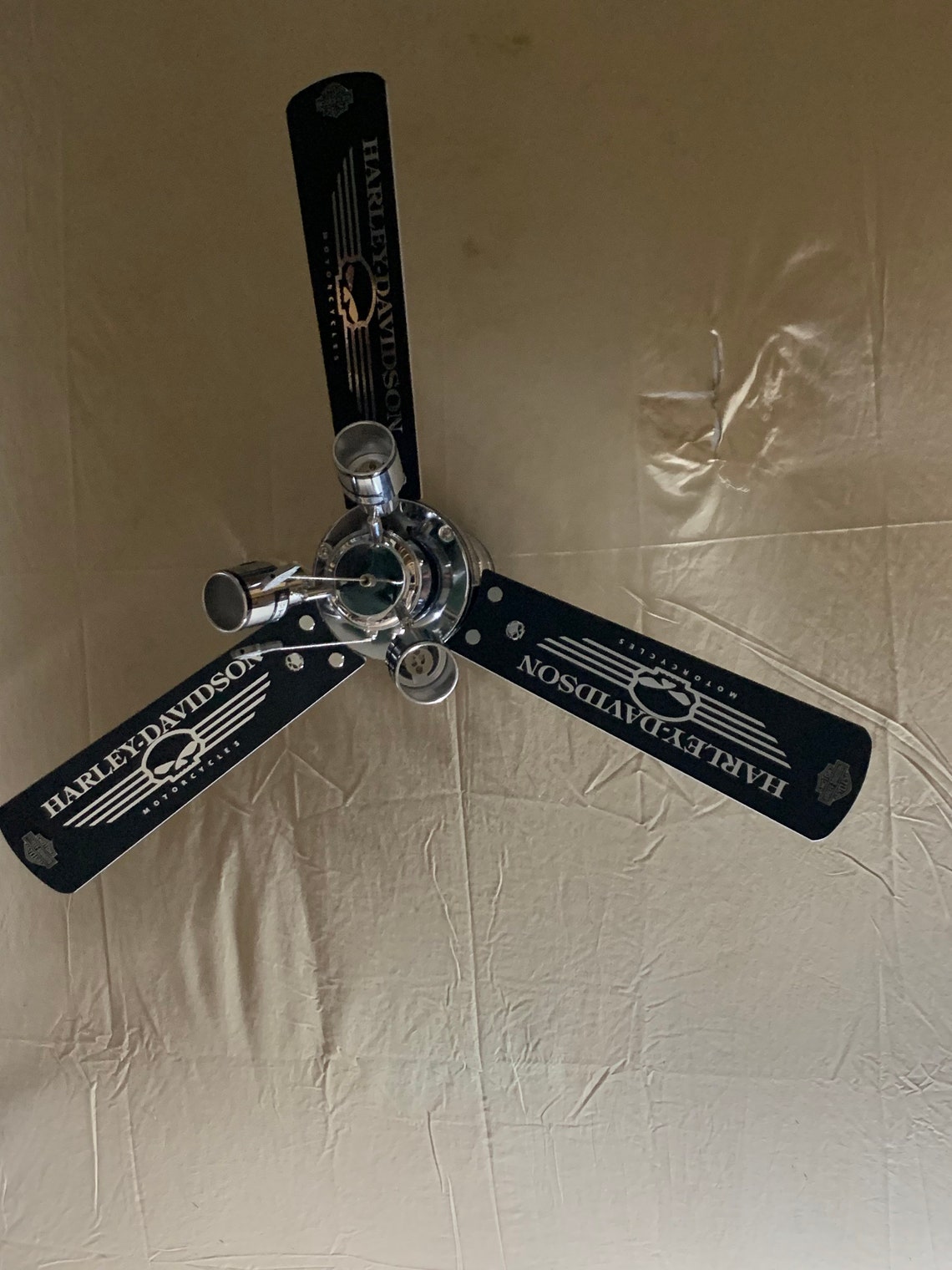 Harley Davidson Themed Ceiling Fan Etsy