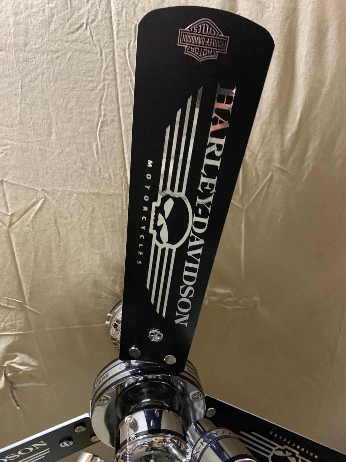 Harley Davidson Themed Ceiling Fan Etsy