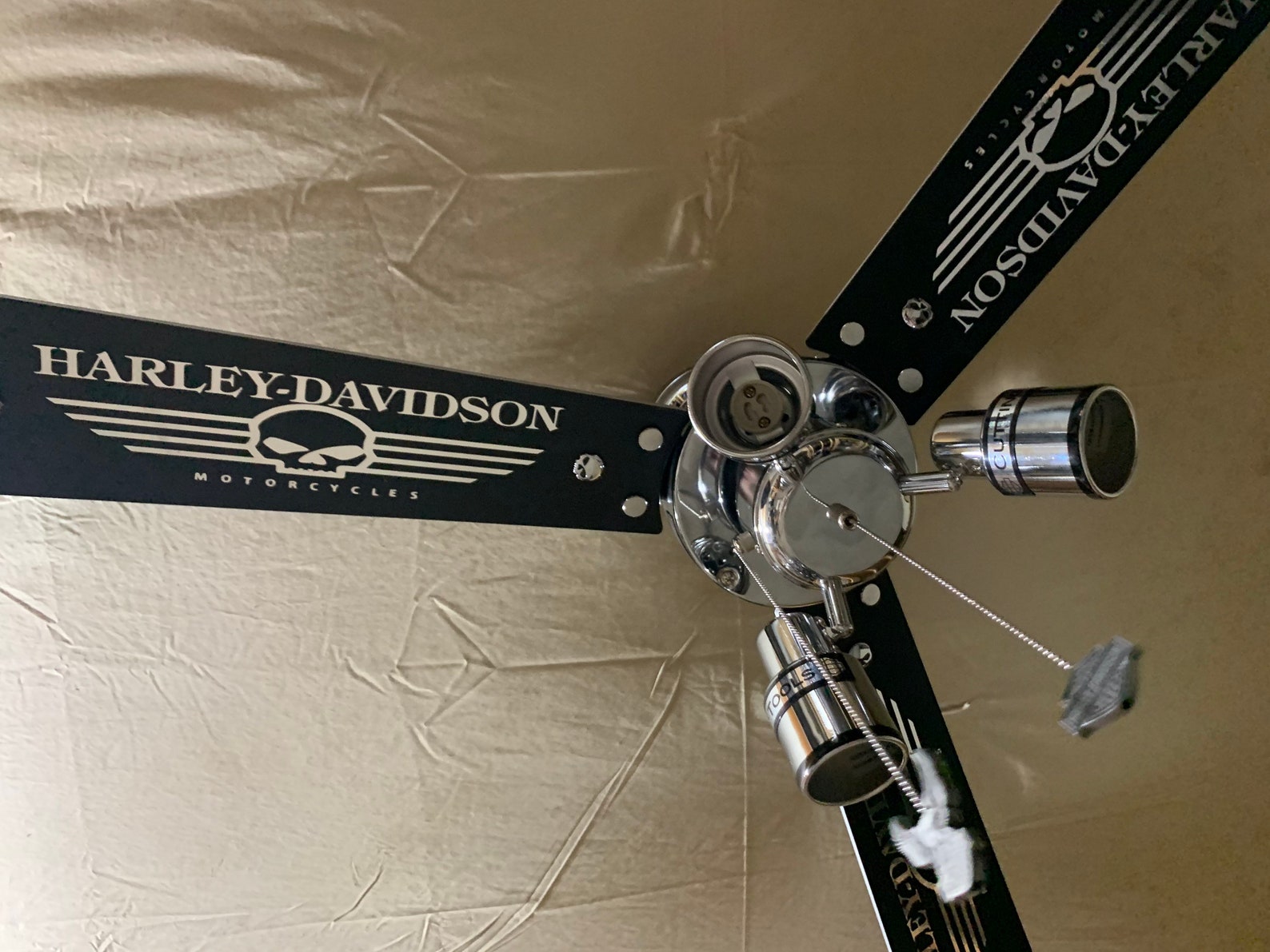 Harley Davidson Themed Ceiling Fan Etsy
