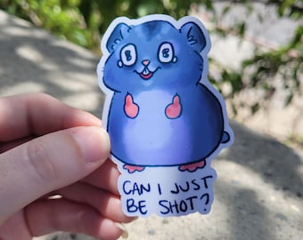 Sad Hamster Sticker