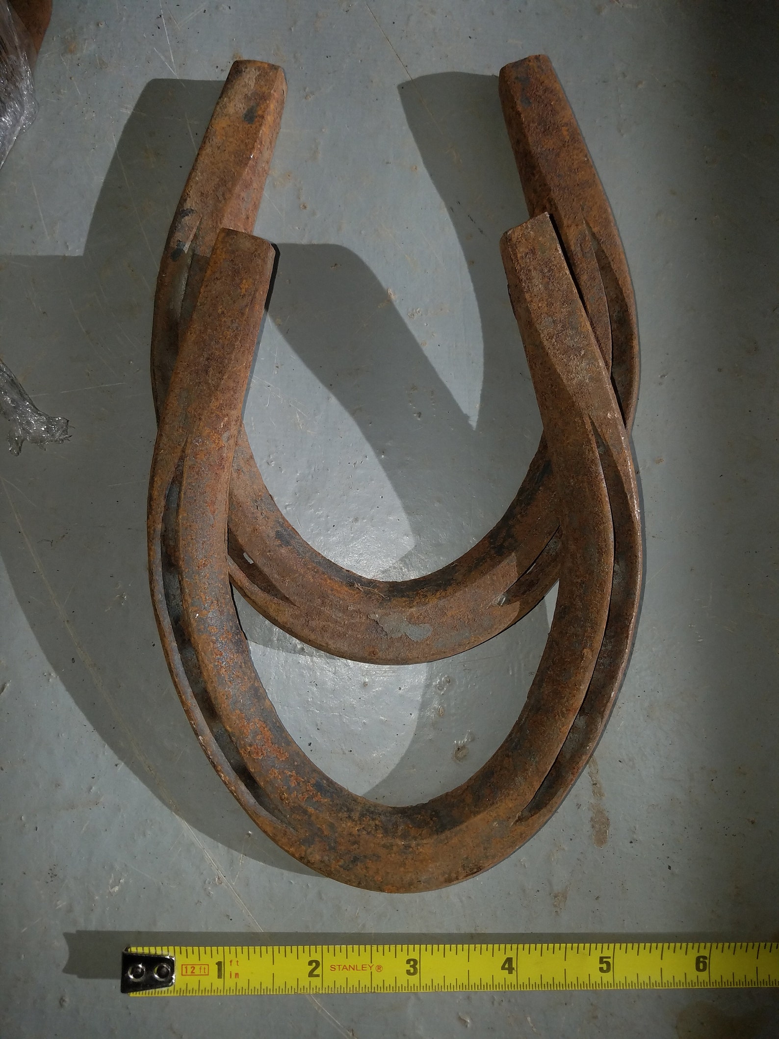 Rusty Antique Horseshoe 2 Pack Etsy