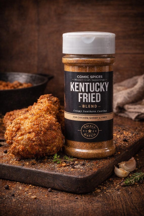 ☆ティート グラマラス棒アナーキー kfc 中古☆teat glamorous Kentucky Fried Blend Seasoning 4 Pack, Southern Fry Flavor Spice